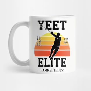 Yeet Elite Hammerthrow Retro Track N Field Athlete Mug